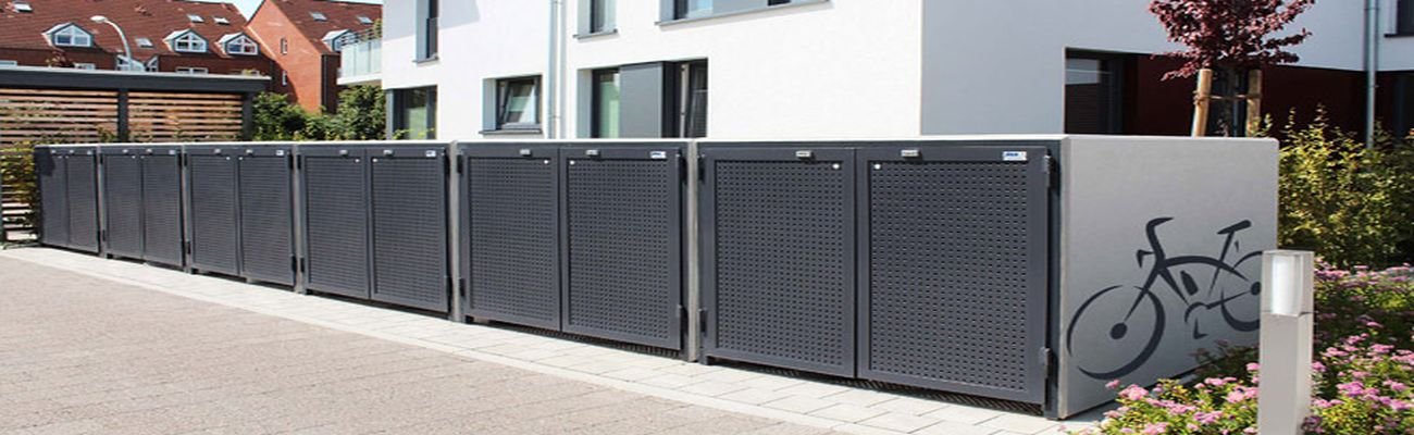 Fahrradboxen Sichtbeton